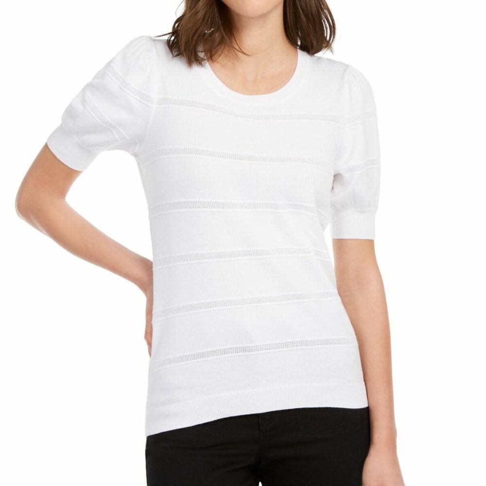 🎁Maison Jules Puff-Sleeve Sweater